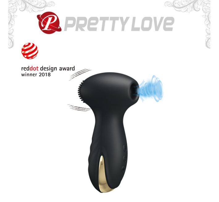 Клиторальный стимулятор Pretty Love Royal Pleasure Hammer Black