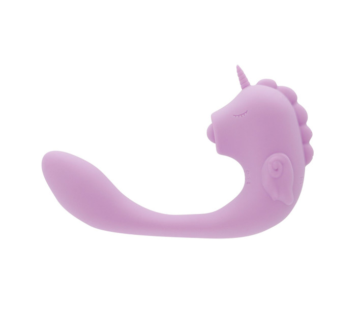Вибратор-единорожка Unihorn - C Horse - Marina Lilac, вагинально-клиторальная стимуляция