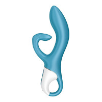 Вібратор-кролик із потрійним відростком Satisfyer Embrace me Turquoise, 2 мотори, діаметр 3,6 см Вібратор-кролик із потрійним відростком Satisfyer Embrace me Turquoise, 2 мотори, діаметр 3,6 см