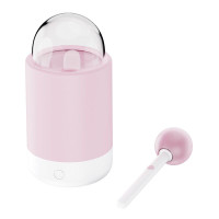 Вібратор-цукерка на паличці KISTOY Pink Pop, зарядний кейс-нічник, 10 режимів вібрації