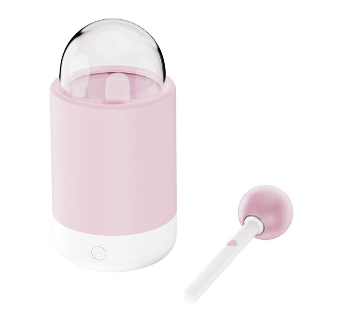 Вібратор-цукерка на паличці KISTOY Pink Pop, зарядний кейс-нічник, 10 режимів вібрації