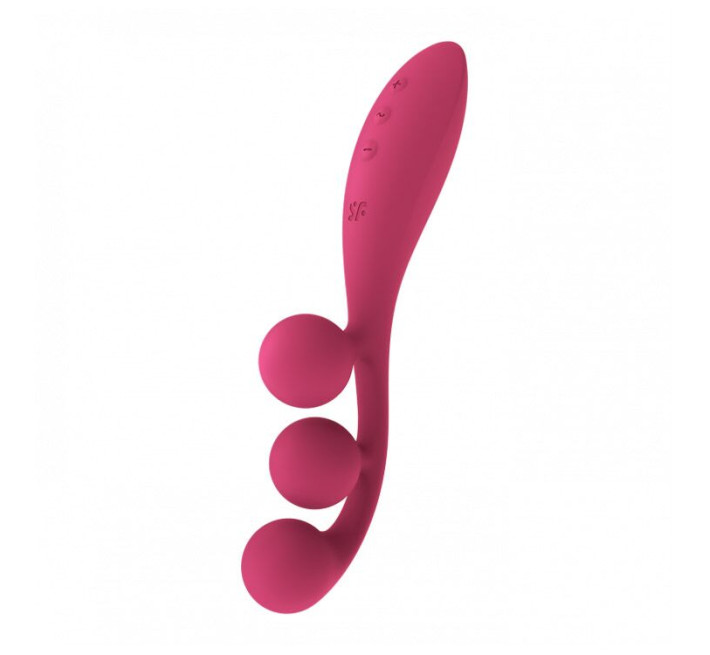 Універсальний вібратор Satisfyer Tri Ball 1, 3 мотори, гнеться