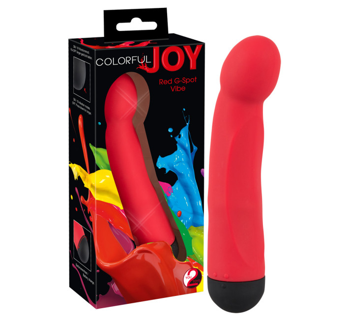 Стимулятор G-точки You2Toys Colorful Joy G-Spot Vibe Червоний