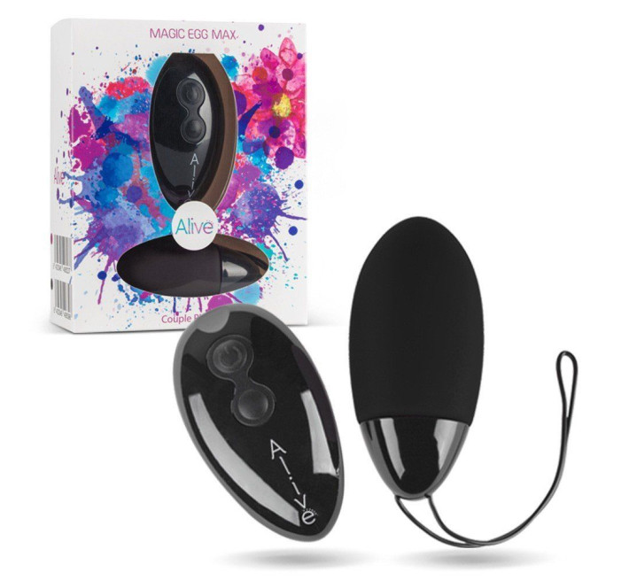 Віброяйце Alive Magic Egg MAX Чорне
