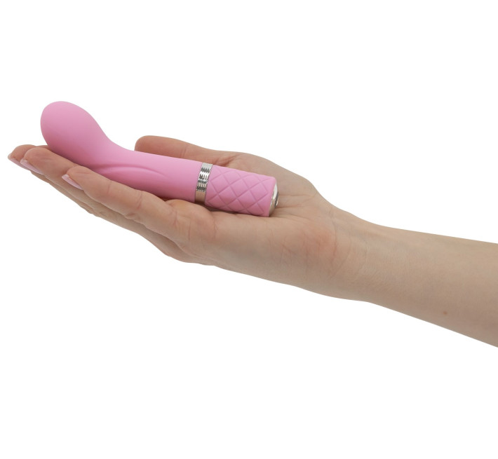 Розкішний вібратор PILLOW TALK Racy із кристалом Сваровськи Рожевий