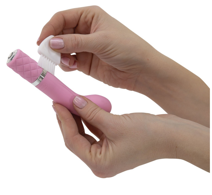 Розкішний вібратор PILLOW TALK Racy із кристалом Сваровськи Рожевий