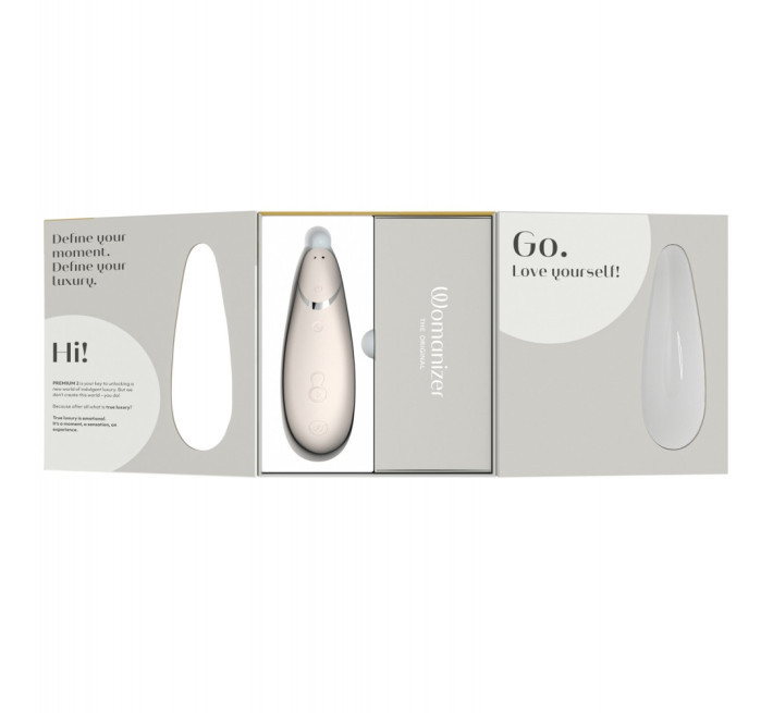 Вакуумний стимулятор клітора Womanizer Premium 2 Gray