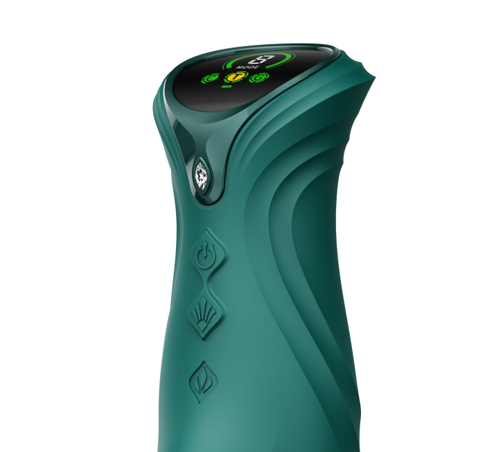 Пульсатор-кролик с вибрацией Zalo Mose 2 Turquoise Green