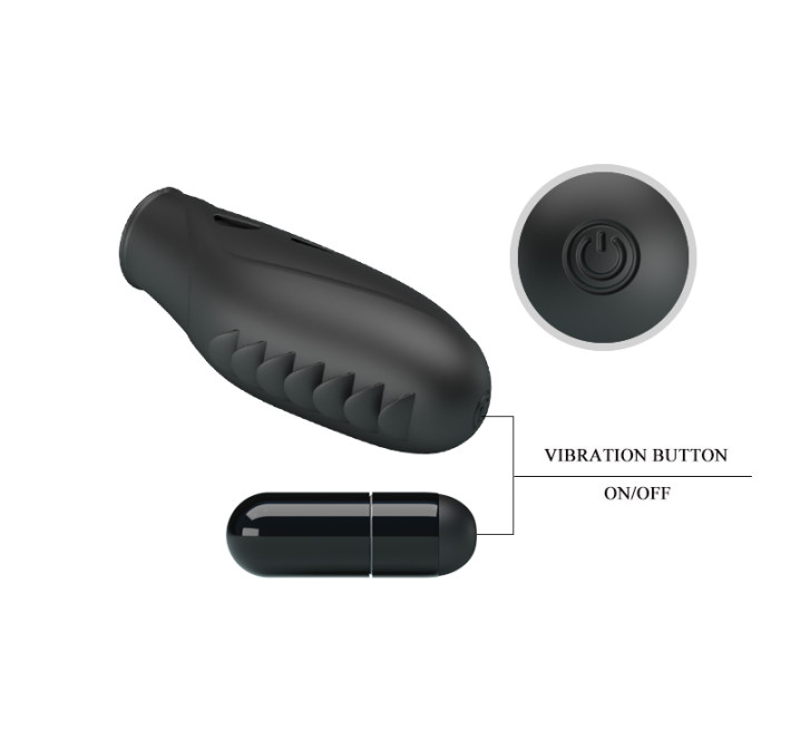 Насадка на палець Pretty Love Gilo Finger Vibrator Black