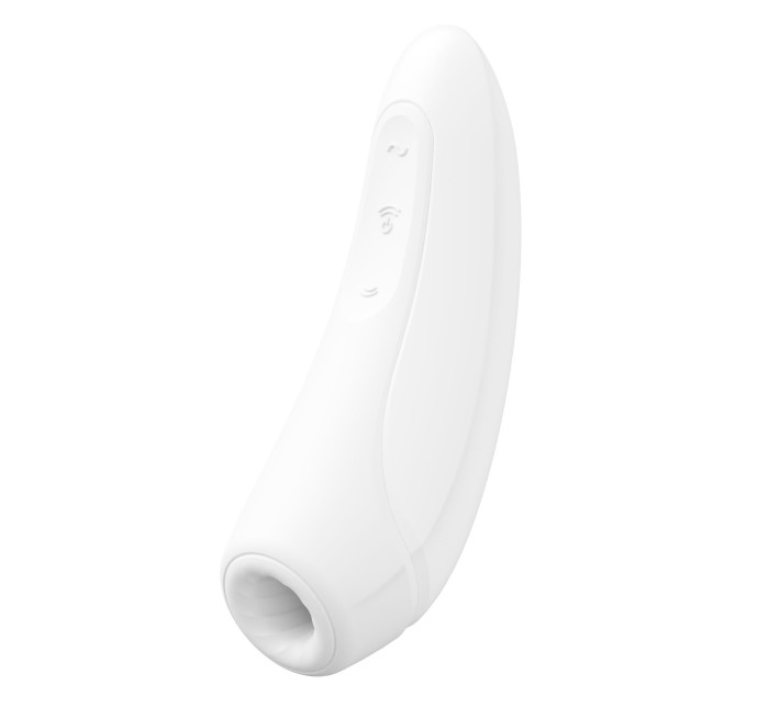 Вакуумный клиторальный стимулятор Satisfyer Curvy 1+ Белый