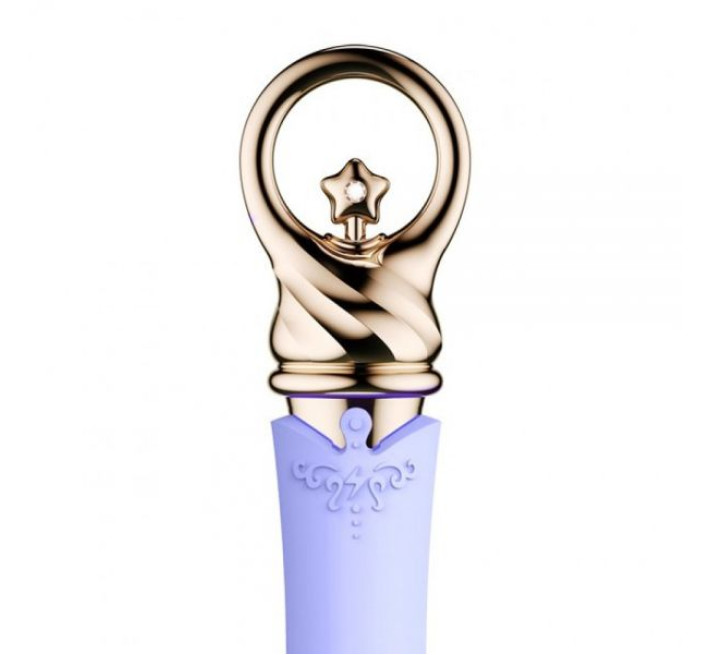 Вибромассажер с функцией подогрева Zalo Courage Фиолетовый