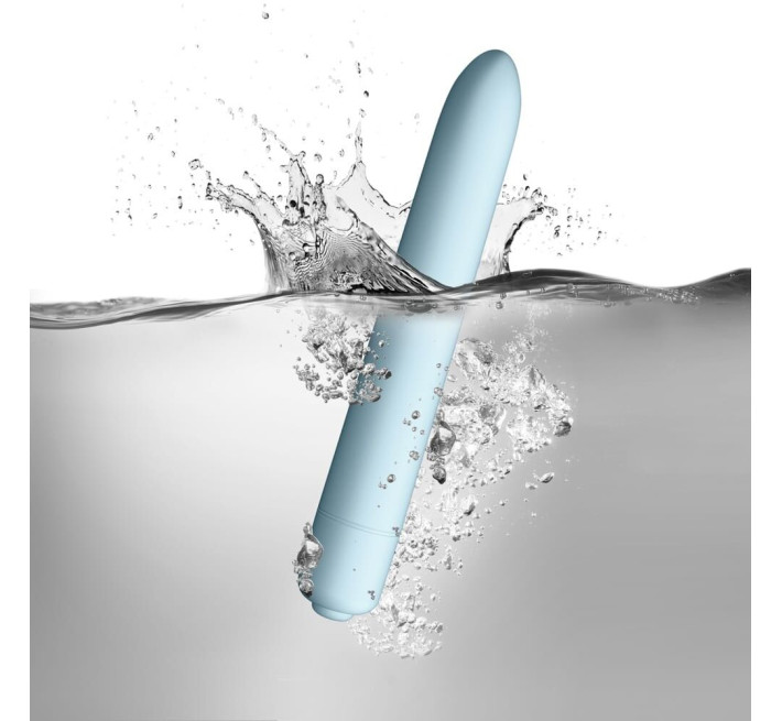 Минивибратор SugarBoo Sugar Blue, 10 уровней интенсивности