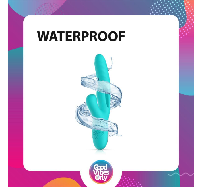 Вібратор-кролик Good Vibes Only - Lisa Thrusting Rabbit Vibrator with G-Spot Stimulator