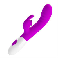 Вибратор Pretty Love Serberus Licking Vibrator Purple