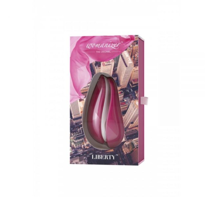 Вакуумний стимулятор клітора Womanizer Liberty Red Wine