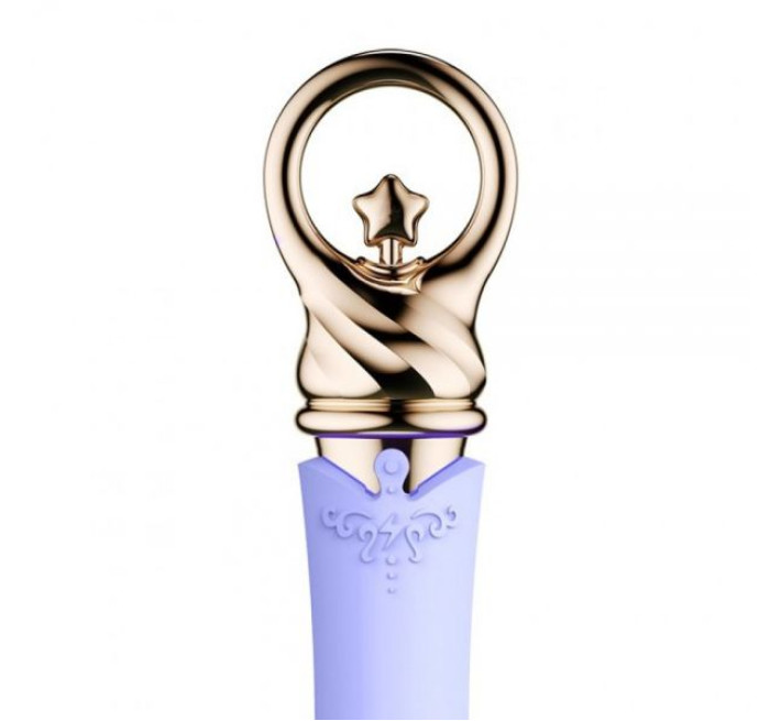 Вибромассажер с функцией подогрева Zalo Courage Фиолетовый