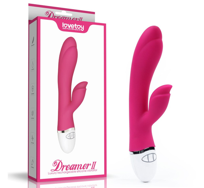 Вібратор LoveToy Dreamer II Vibrator Rose Red