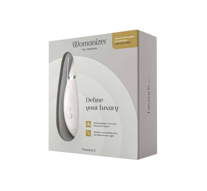 Вакуумний стимулятор клітора Womanizer Premium 2 Gray