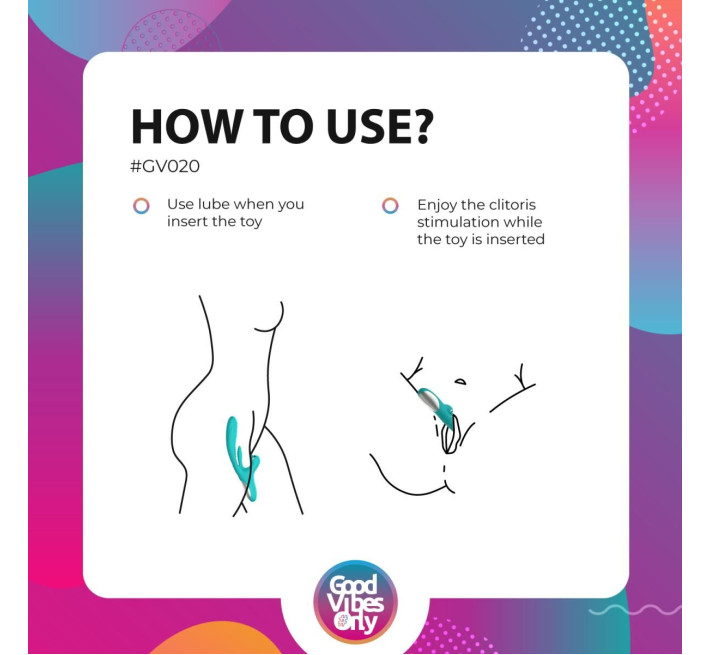 Вібратор-кролик Good Vibes Only - Lisa Thrusting Rabbit Vibrator with G-Spot Stimulator