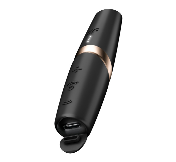 Вакуумный стимулятор Satisfyer Perfect Kiss, магнитная технология 3D Air Pulse, 30 режимов работы