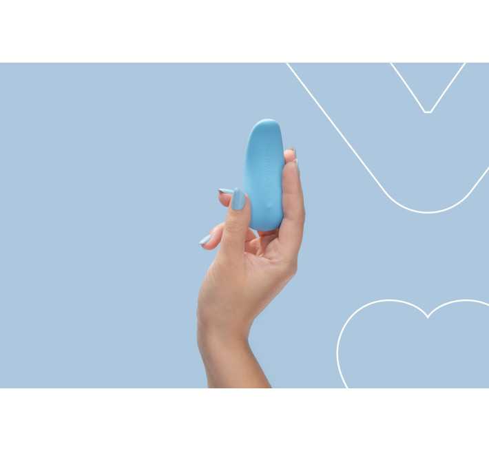 Вибратор-язычок FairyGasm ThrillLeaf blue