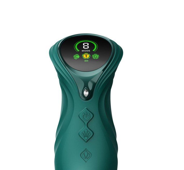 Пульсатор-кролик с вибрацией Zalo Mose 2 Turquoise Green