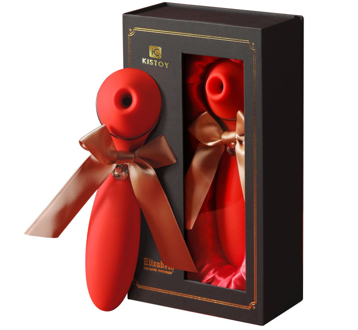 Вакуумный вибратор KisToy Elizabeth, премиальная упаковка