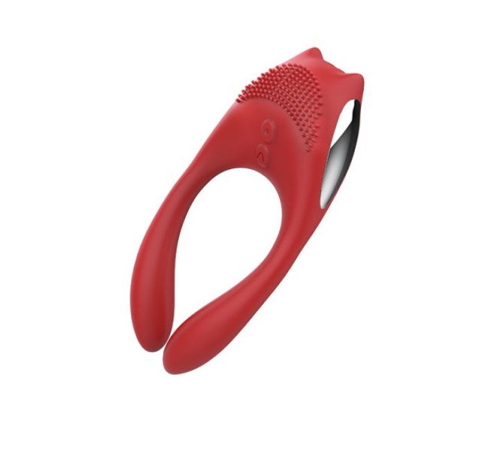 Вибромассажер для пар Dreamtoys Revolution Eros Красный