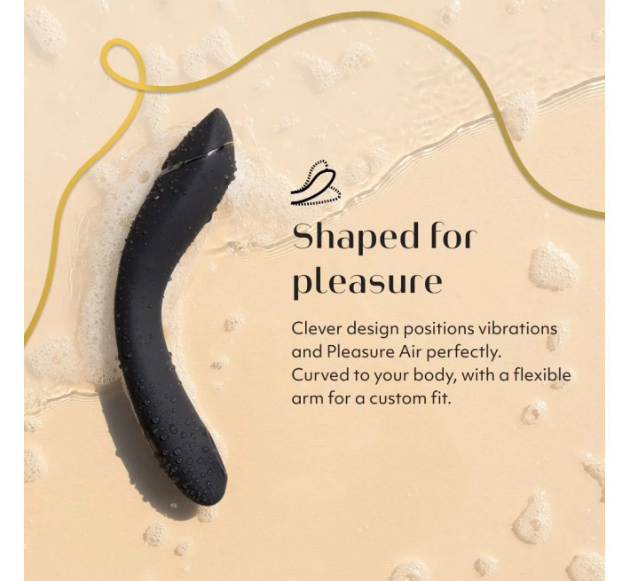 Вібратор для точки G c вакуумною стимуляцією Womanizer OG Slate