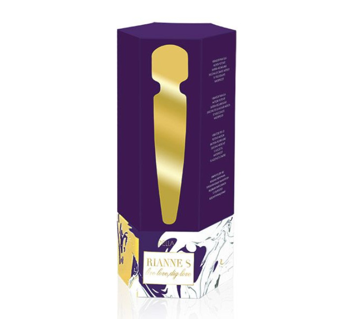 Вибромассажер Rianne S: Bella Mini Wand Фиолетовый, 10 режимов работы