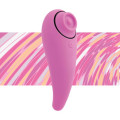 Пульсатор для клітора плюс вібратор FeelzToys FemmeGasm Tapping & Tickling Vibrator Рожевий