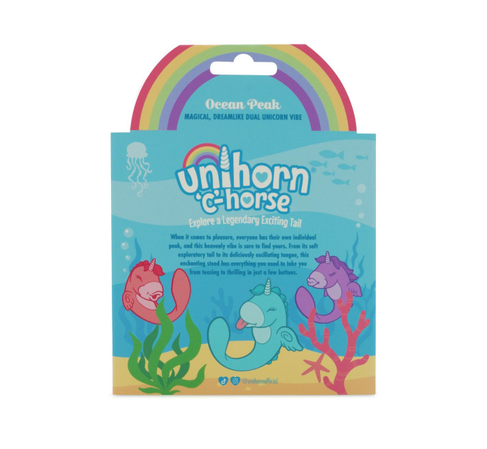 Вібратор-єдиноріжка Unihorn - C Horse - Ocean Peak, вагінально-кліторальна стимуляція