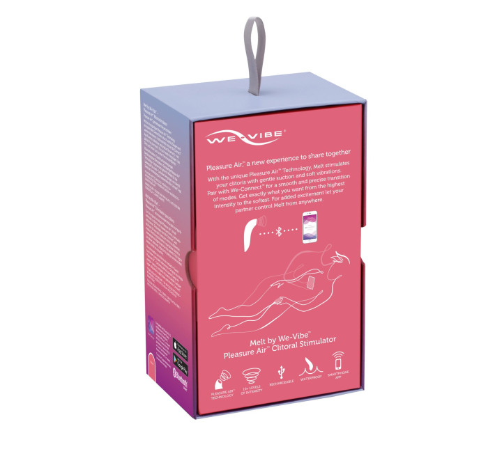Вакуумний смарт-стимулятор для пар Melt by We-Vibe Coral, зручно поєднувати з проникним сексом