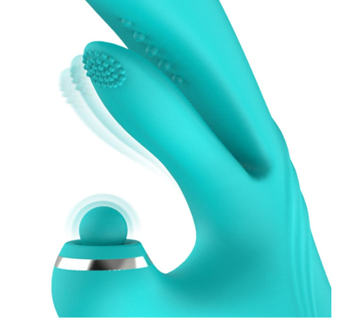 Вібратор-кролик Good Vibes Only - Lisa Thrusting Rabbit Vibrator with G-Spot Stimulator