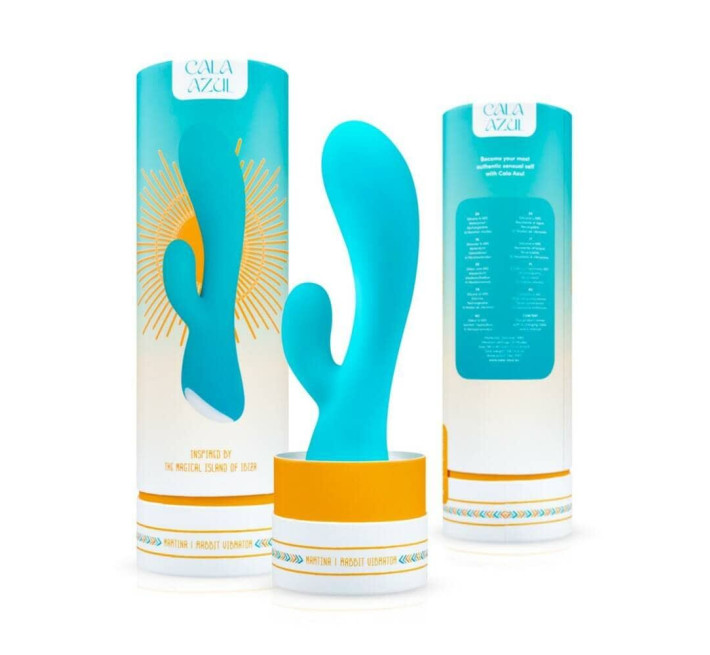 Вібратор-кролик Cala Azul – Martina Rabbit Vibrator, ергономічна форма, 10 режимів