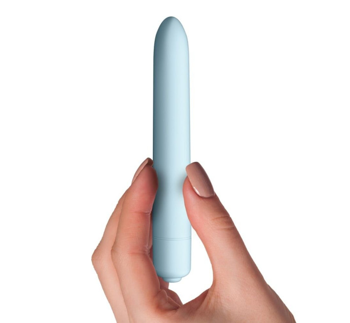 Минивибратор SugarBoo Sugar Blue, 10 уровней интенсивности