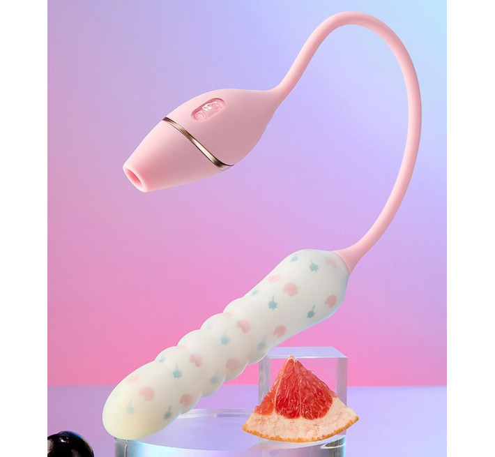 Пульсатор з вакуумним стимулятором KISTOY Cathy Plus на гнучкій зчіпці