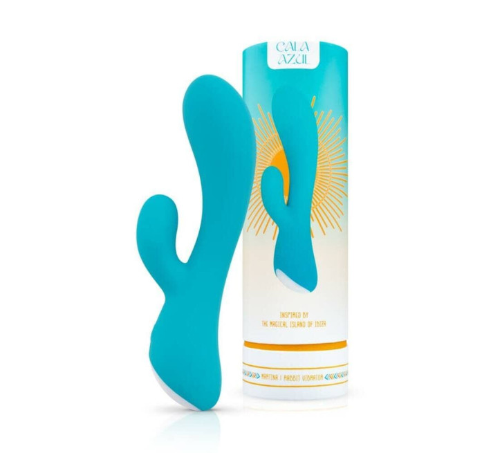 Вібратор-кролик Cala Azul – Martina Rabbit Vibrator, ергономічна форма, 10 режимів