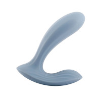 Смарт-вибратор в трусики Svakom Erica Dusty Blue, очень гибкий, 2 мотора.