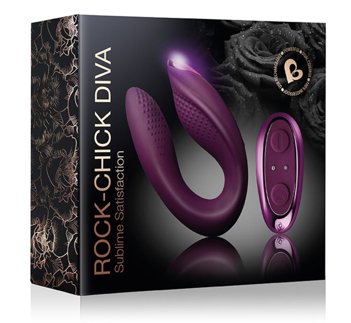 Жіночий вібратор для оргазму без рук Rocks Off Rock Chick Diva
