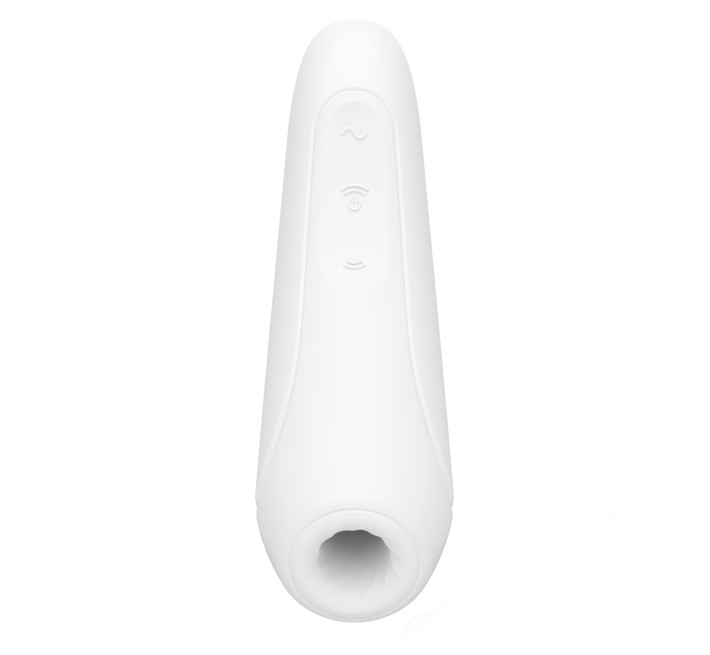 Вакуумный клиторальный стимулятор Satisfyer Curvy 1+ Белый
