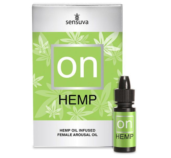 Збудливі краплі для клітора Sensuva - ON for Her Hemp Infused Arousal Oil з маслом коноплі 5 мл