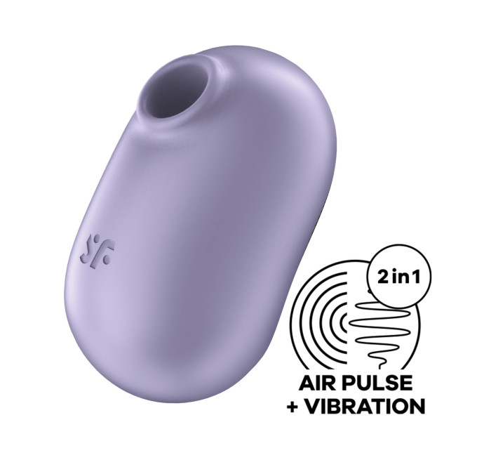 Вакуумний стимулятор із вібрацією Satisfyer Pro To Go 2 Violet