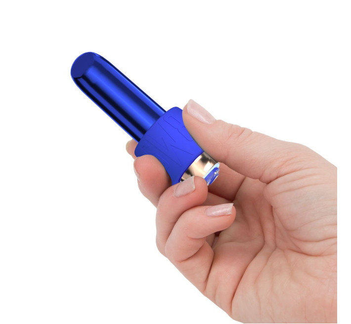 Віброкуля Swan Maximum + Comfy Cuff Blue, суперпотужна, різна інтенсивність, силіконова манжета