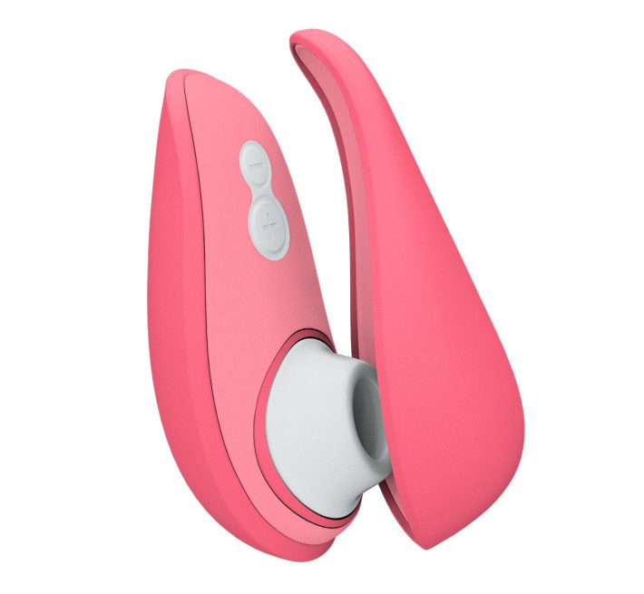 Вакуумний кліторальний стимулятор Womanizer Liberty 2 Vibrant Rose, 8 режимів, магнітна кришечка