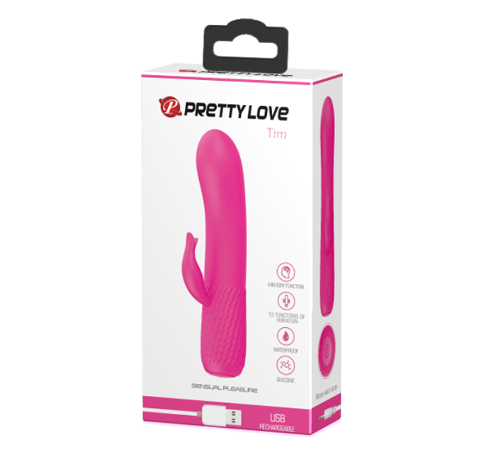 Вибратор Pretty Love Tim Розовый