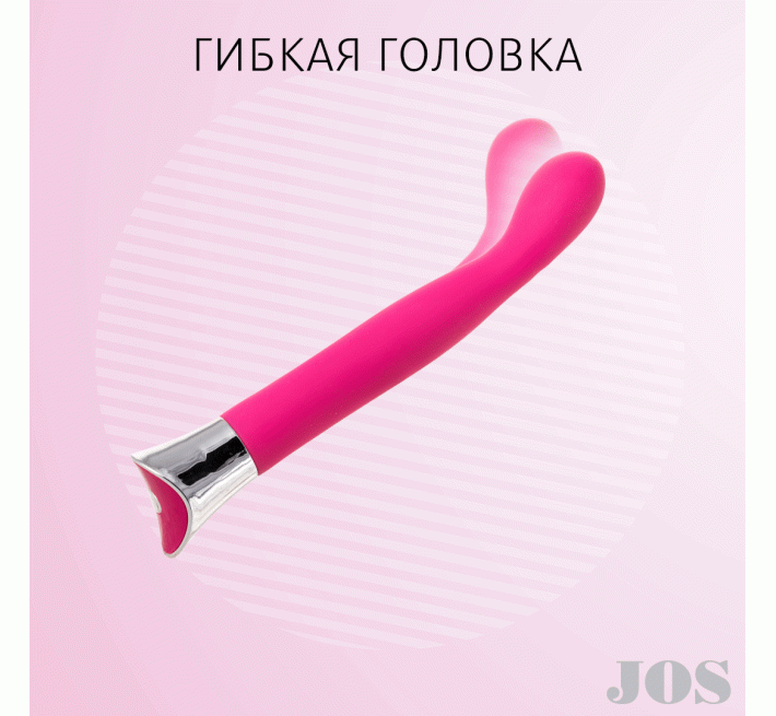 Стимулятор для точки Toyfa G з гнучкою головкою JOS Gaell 21,6 см Рожевий