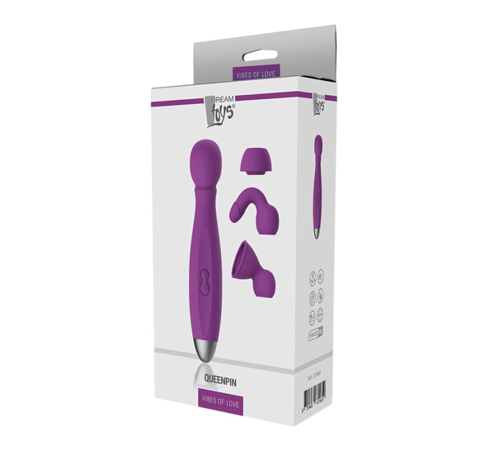 Вібромасажер Dreamtoys Queenpin Фіолетовий