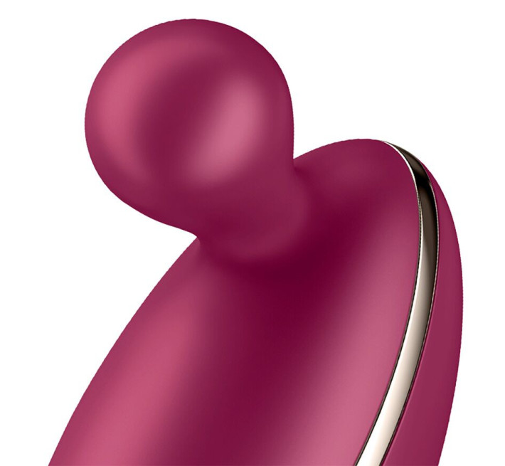 Вібратор для зовнішньої стимуляції Satisfyer Spot On 1 Berry, гнучкий відросток