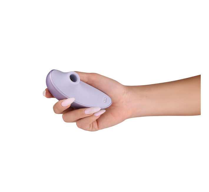 Вакуумный клиторальный смарт-стимулятор Svakom Pulse Galaxie Metal Lilac, проектор звездного неба